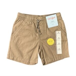 Cat & Jack Khaki Shorts with Drawstring